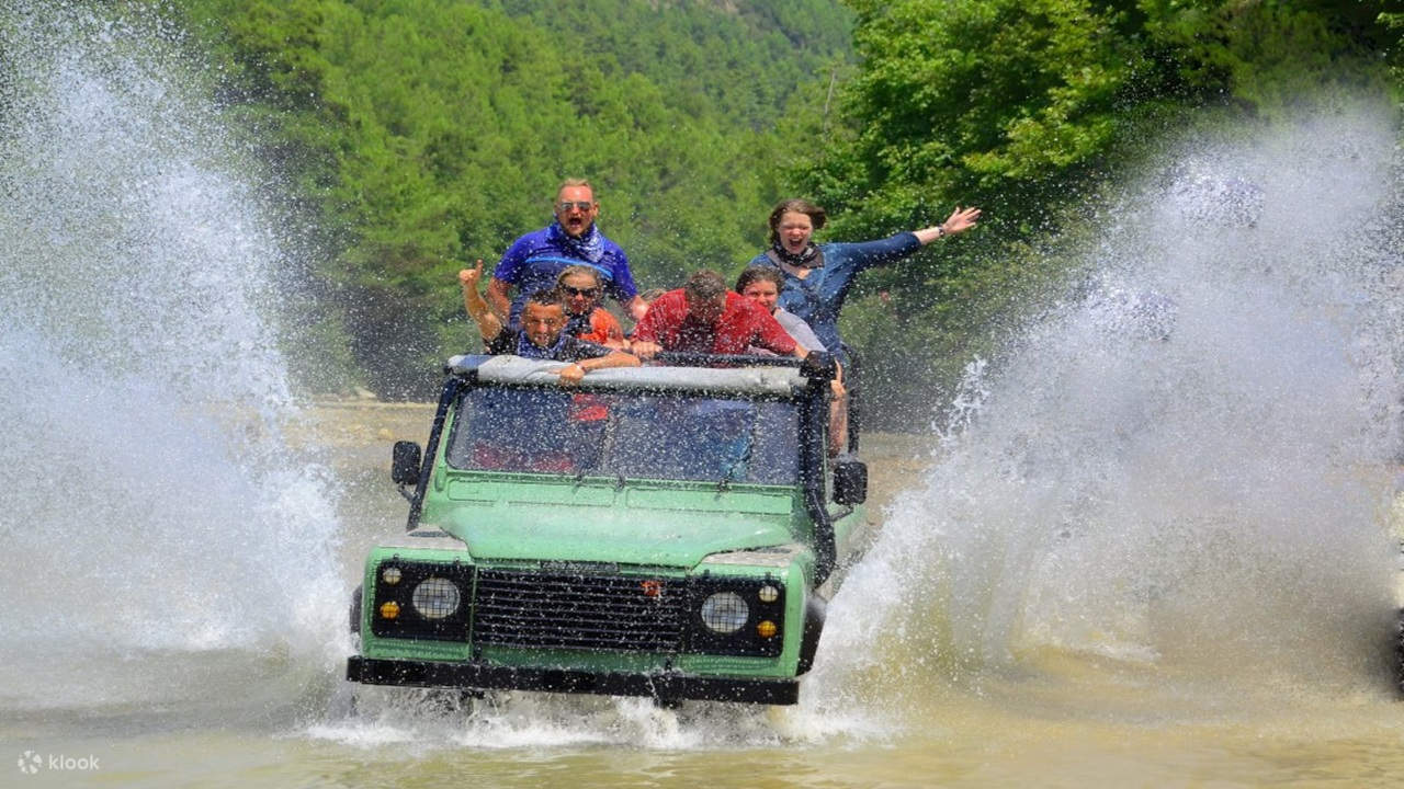 Alanya : ( 3 in 1 ) Combo Rafting : Quad | Jeep | Zipline